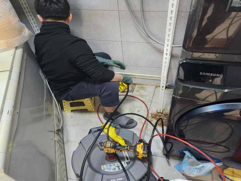 강남구 싱크대막힘 작업사례 8